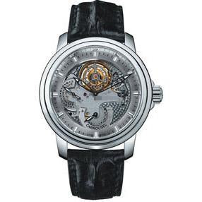 Wholesale Swiss Fashion Men's Platinum Manual Wind Watches 0225-3434-63B