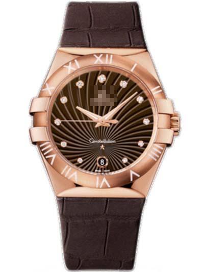 Custom Brown Watch Dial 123.53.35.60.63.001