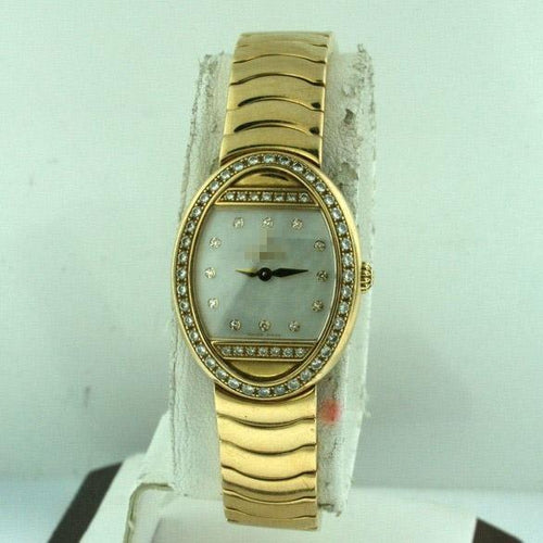 Best Wholesale Ladies 18k Yellow Gold Quartz Watches 8057B11
