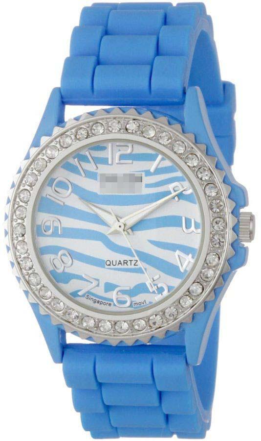 Wholesale Silicone Watch Bands 2219_ZEBRABLUE