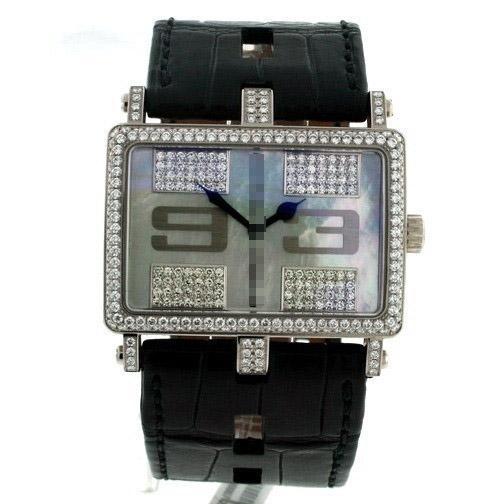 Wholesale Ladies 37mm x 26mm 18k White Gold Watches