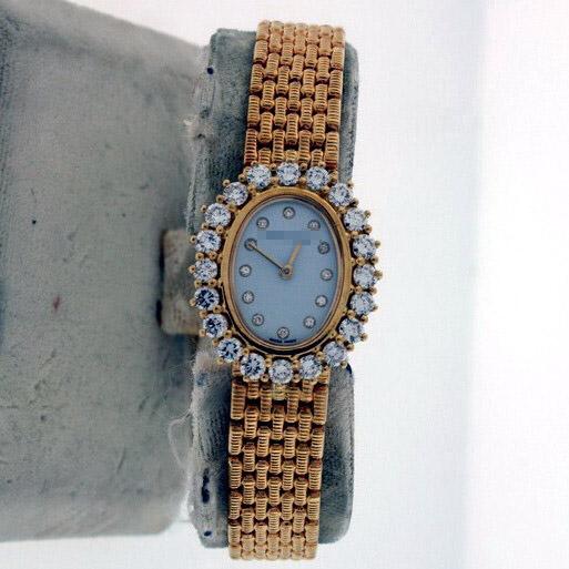 Custom Ladies 18k Yellow Gold Watches