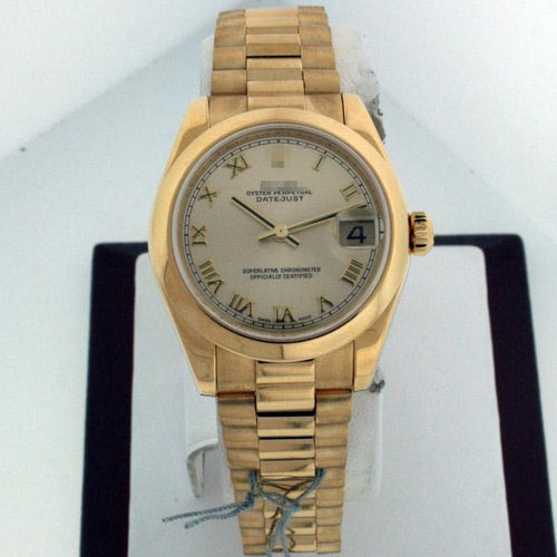 Custom Wholesale Automatic 18k Yellow Gold Watches 178248