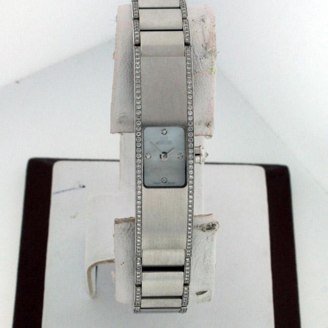 Custom Best Famous Ladies 18k White Gold Quartz Watches ER1-W02