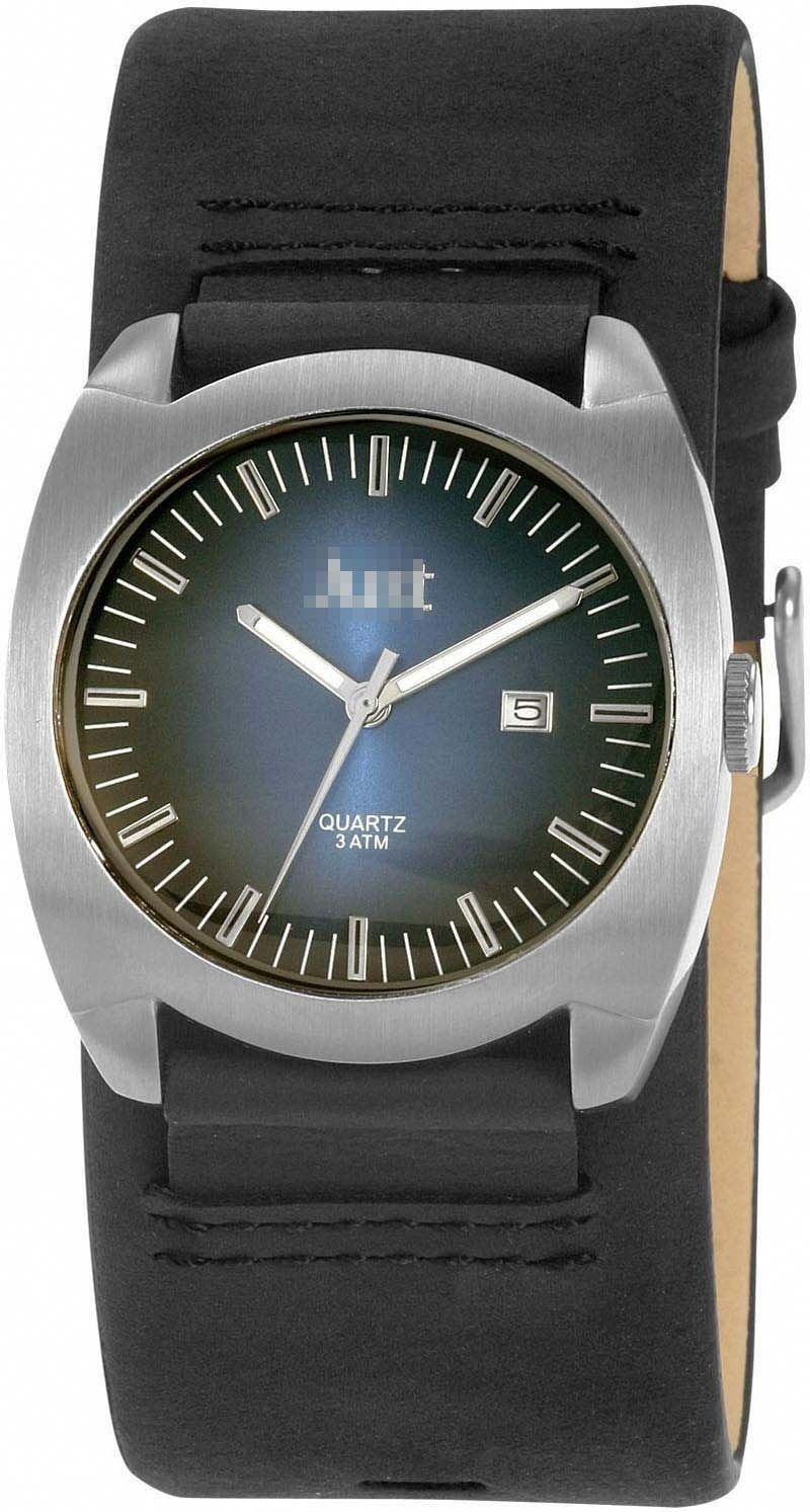 Customization Leather Watch Straps 48-S1992-BL-BK