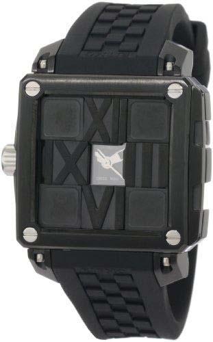 Custom Rubber Watch Bands 511/3-SS-BLACK