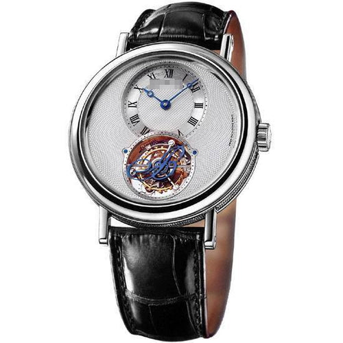 Wholesale Nice Unique Luxury Men's Platinum Manual Wind Watches 5357pt/1b/9v6
