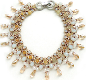 Wholesale Crystal Drop Fringed Bib Handmade Necklace Bijoux Custom Jewelry