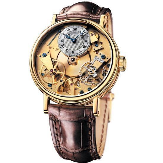 Online Wholesale High Fashion Men's 18k Yellow Gold Manual Wind Watches 7027ba/11/9v6