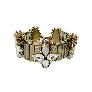 Custom Victorian Glass Handmade Bracelet Roaring Twenties Jewelry