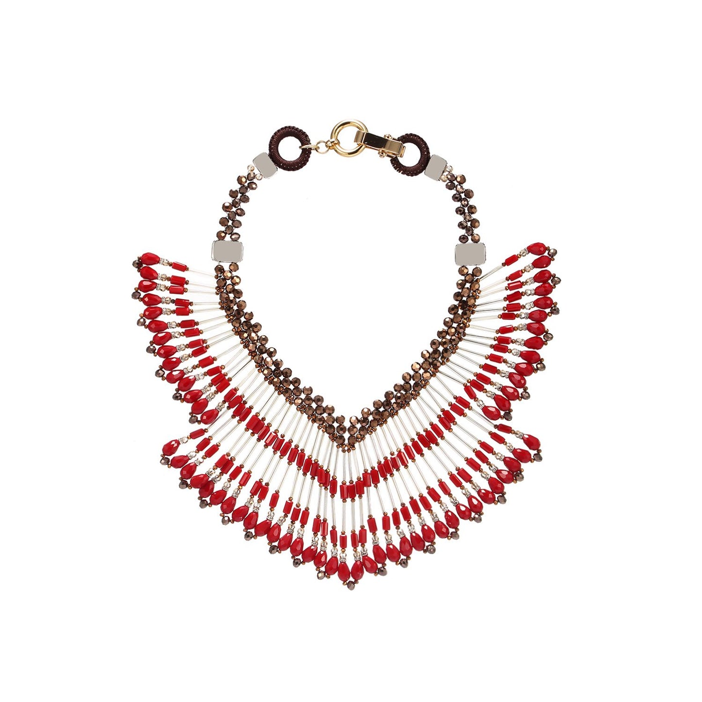 Wholesale Bohemian Tassel Statement Handcrafted Necklace