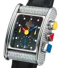 Custom Men's Stainless Steel and Diamonds Watches BK 61 A