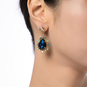 Custom Drop Dangle Crystal Handmade Earrings