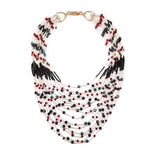 Load image into Gallery viewer, Wholesale Luxurious Beaded Statement Handcrafted Necklace