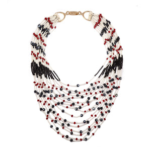 Wholesale Luxurious Beaded Statement Handcrafted Necklace