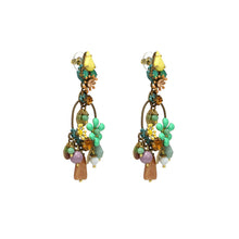 Load image into Gallery viewer, Wholesale Colored Flowers Handmade Drop Earrings Custom Bijoux