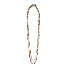 Load image into Gallery viewer, Custom Three Strand Handmade Necklace