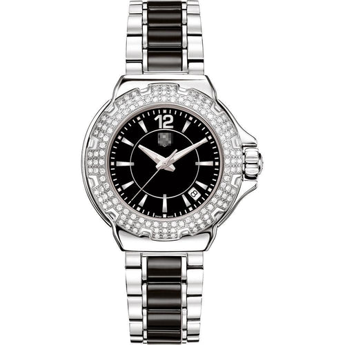 Customised International Luxurious Ladies Stainless Steel Quartz Watches WAH1214.BA0859