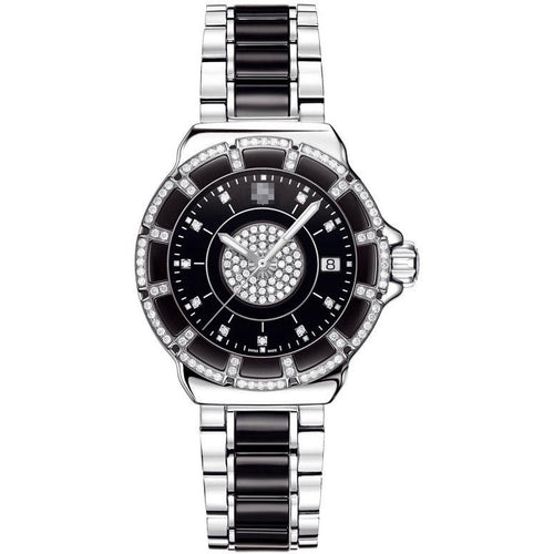 Customised Fashion Luxurious Ladies Stainless Steel Quartz Watches WAH1219.BA0859