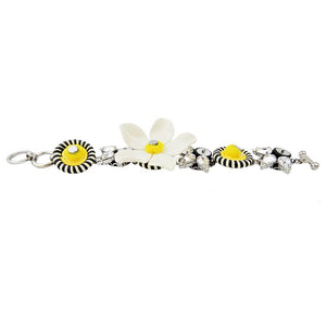 Custom Handmade Plexiglass Flower Statement Bracelet