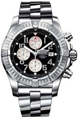 Custom Made Black Watch Dial A1337011/B973-SS