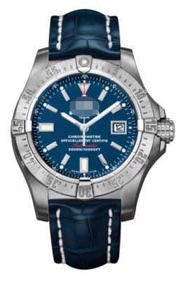 Custom Blue Watch Dial A1733010/C801-CROCD