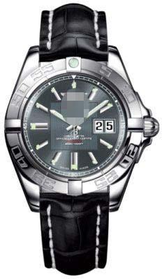 Custom Made Grey Watch Dial A49350L2/F549-CROCD