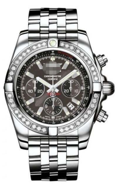 Custom Black Watch Dial AB011053/M524-SS