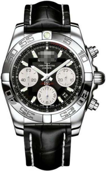 Custom Black Watch Face AB014012/BA52-CROC