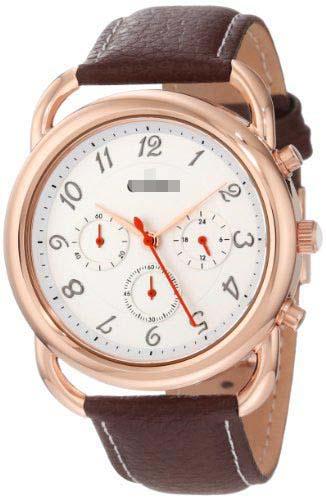 Wholesale Leather Watch Straps AL-80012-YG-02-BR
