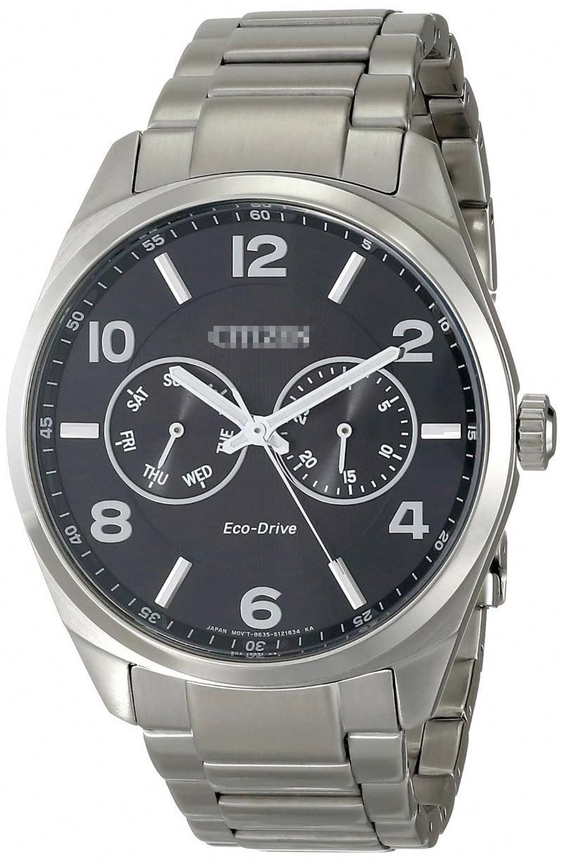 Custom Black Watch Face AO9020-84E