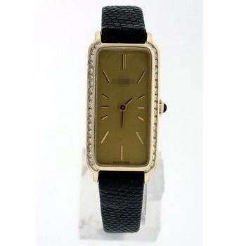 Custom Ladies 18k Yellow Gold Watches