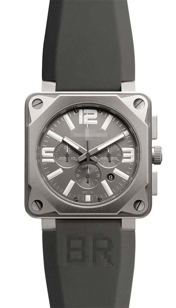 Custom Rubber Watch Bands BR01-94-Pro-Titanium