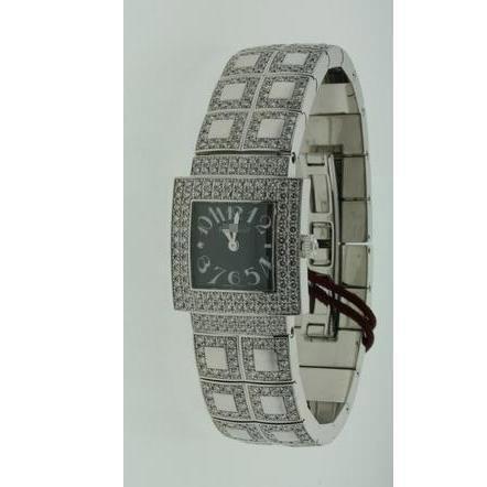 Wholesale Ladies 22mm 18k White Gold with Diamonds Watches 