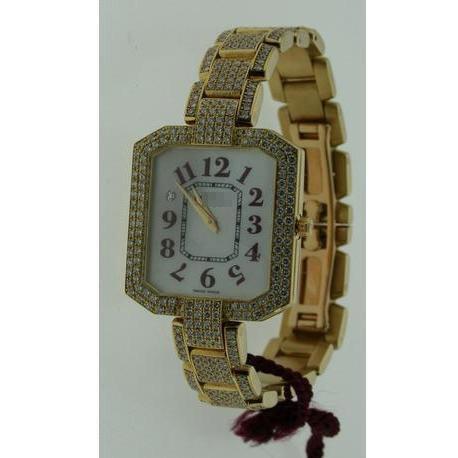 Wholesale Ladies 26mm x 28mm 18k Yellow Gold Watches 
