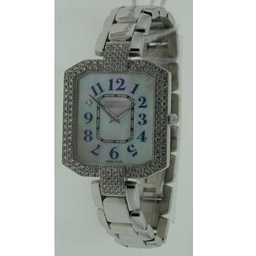 Wholesale Ladies 26mm x 28mm 18k White Gold Watches