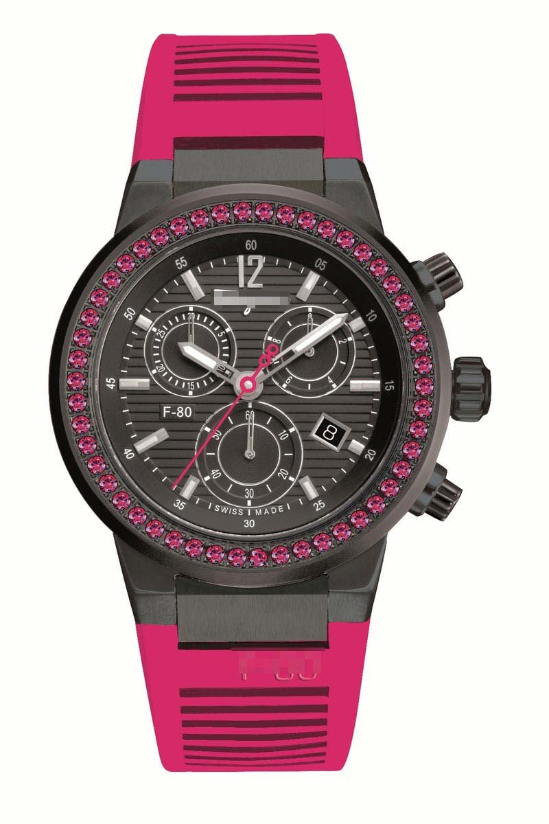 Custom Made Black Watch Face F55LCQ68R09-SR22