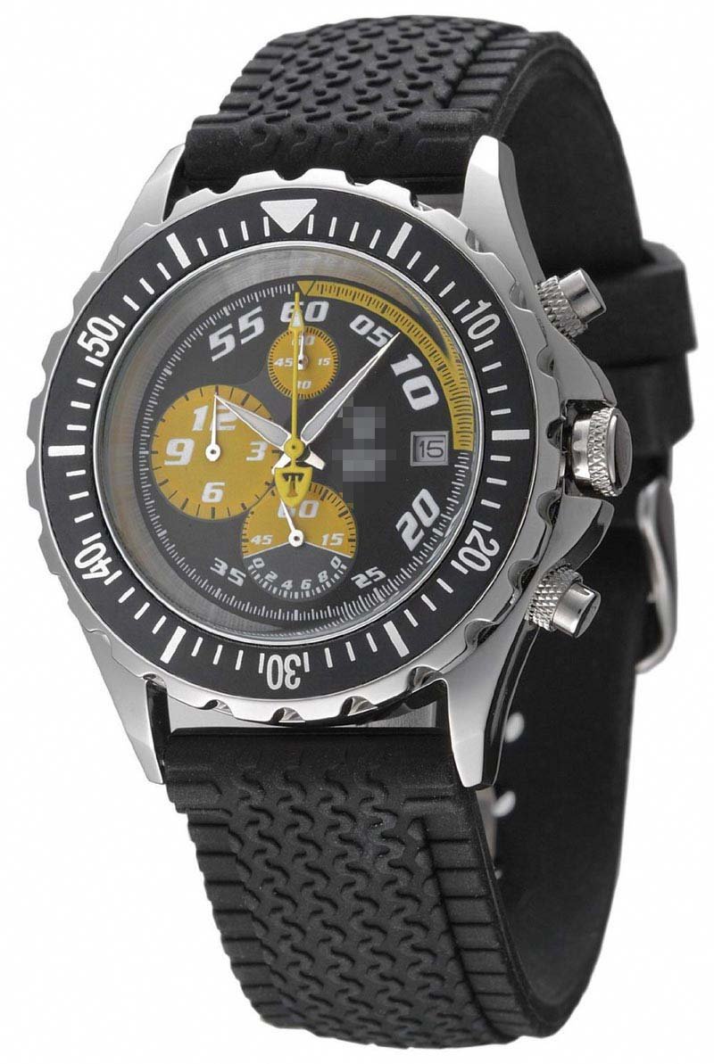 Customised Silicone Watch Bands G-30702B-YEL