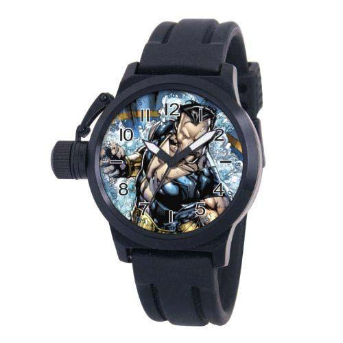 Custom Rubber Watch Bands MA0707-D474-BLACKRUBBER