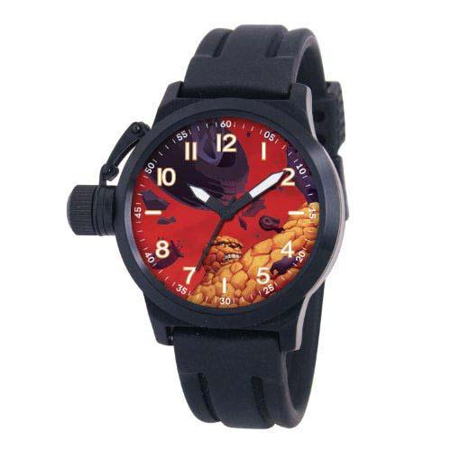 Customised Rubber Watch Bands MA0707-D489-BLACKRUBBER