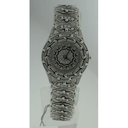 Wholesale Ladies 26mm 18k White Gold with Diamonds Watches 