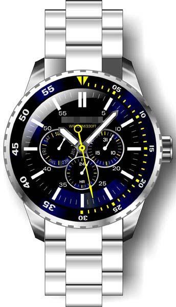 Custom Stainless Steel Watch Wristband N15017G