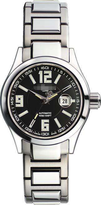 Custom Made Black Watch Dial NL1026C-SA-BK