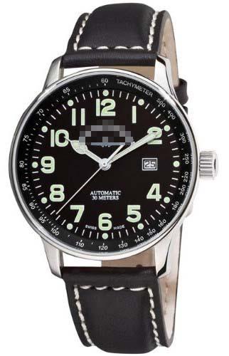 Custom Black Watch Face P554-A1