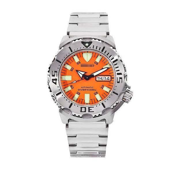 Custom Made Orange Watch Dial SKX781J1