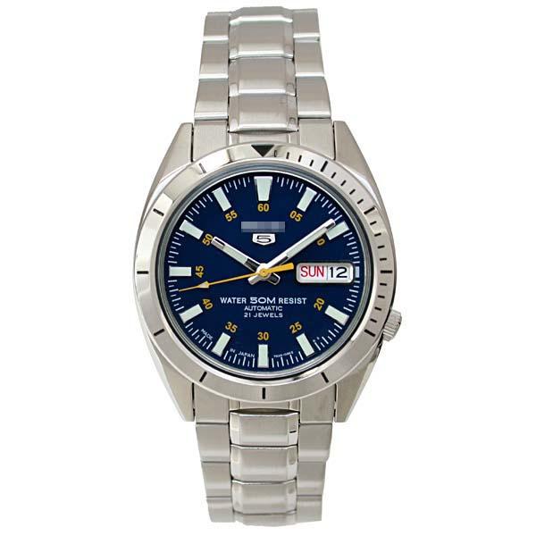 Custom Blue Watch Dial SNKF57J1