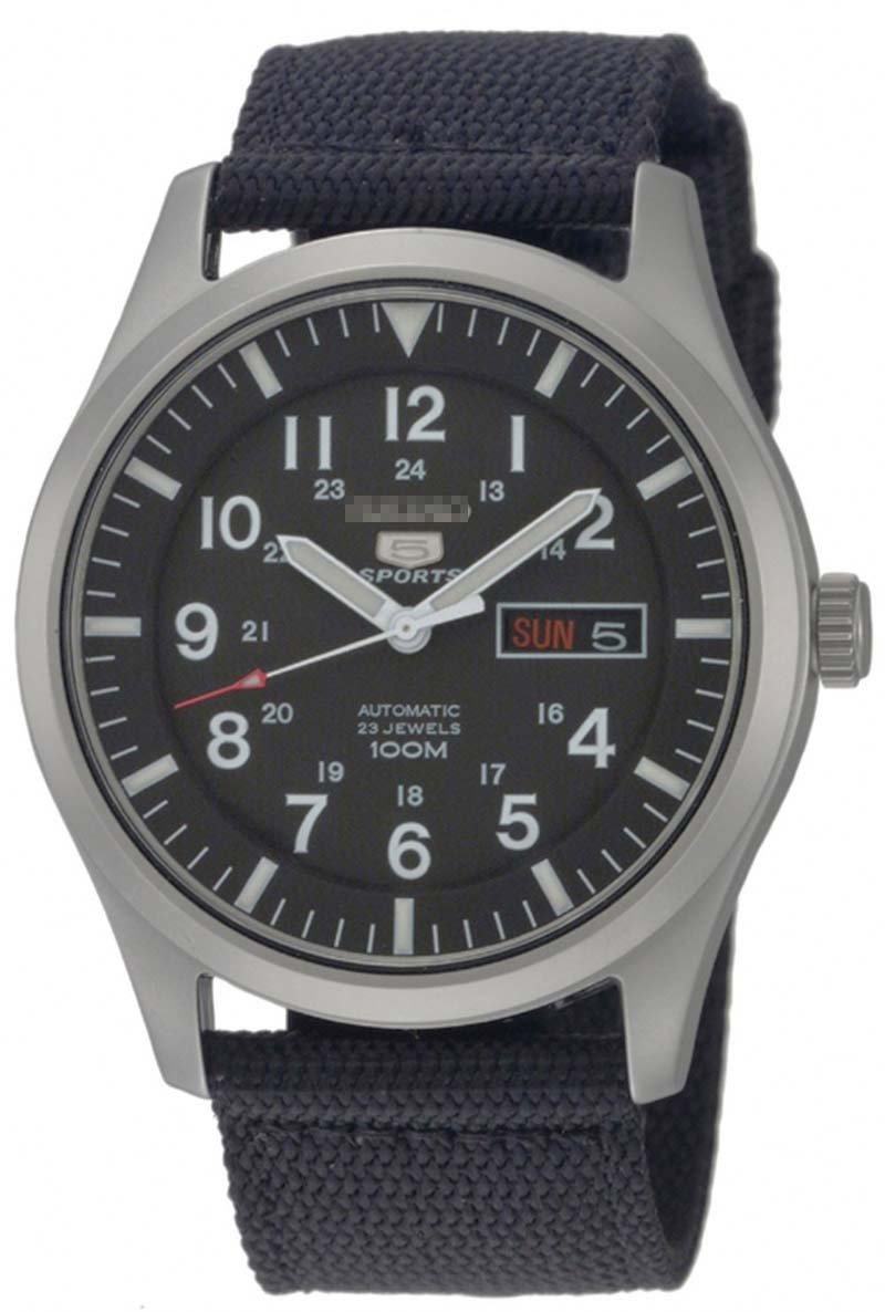 Custom Black Watch Dial SNZG15J1