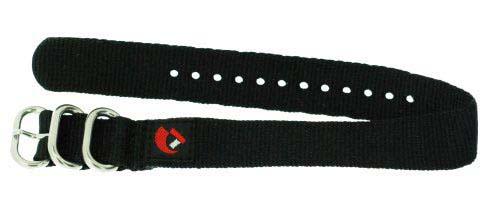 Custom Nylon Watch Bands ZC-14PLY-BLACK-MOM