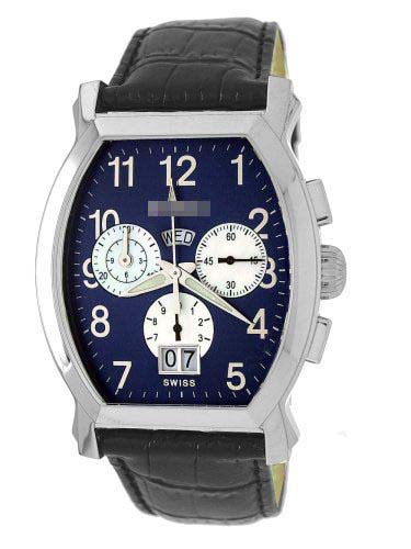 Swiss Watch Battery 1861CHR_DAYDATE_LEATHER_BLUE