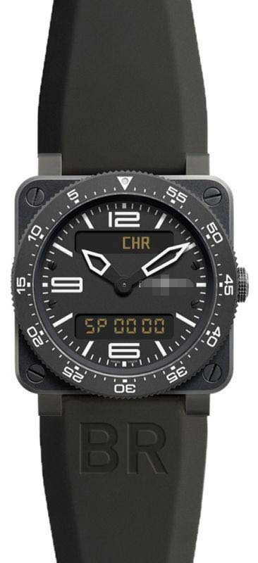 Swiss Watch Battery BR03-Type-Aviation-Carbon